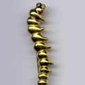 Caterpillar stick pin
