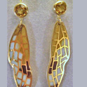 Amberwing Dragonfly earrings