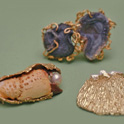 Shells & Stone Brooches