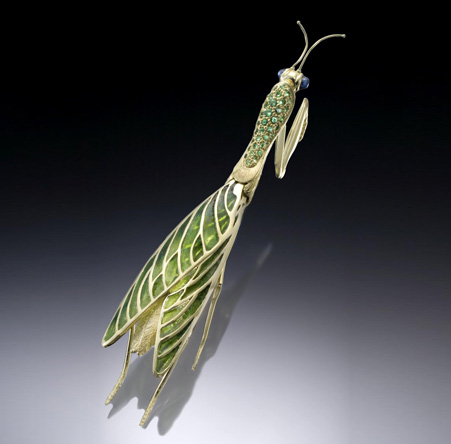 Mantis Brooch